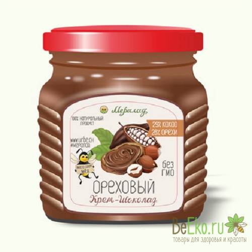 Сладкий урбеч Крем-шоколад ореховый