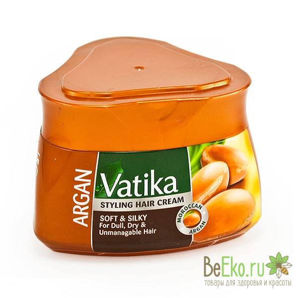 Крем для волос VATIKA с маслом арганы (Мягкое увлажнение)